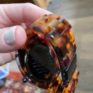 Nixon The Time Teller Acetate Bracelet Watch - Tortoise